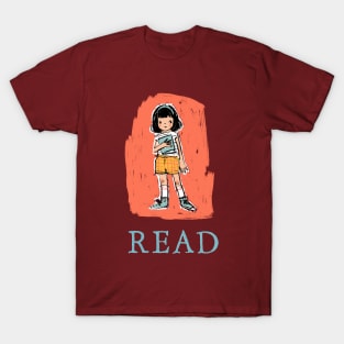 Book Love - Read Print T-Shirt